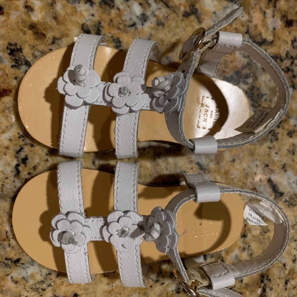 White Janie & Jack sandals